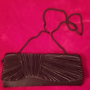 Black clutch purse